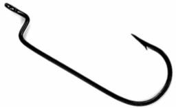 LAZER ROUND WORM HOOK BLACK PEARL 2/0 8pk EAGLE CLAW