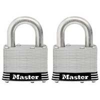 Master Stainless Steel Padlock 2" 2 pack