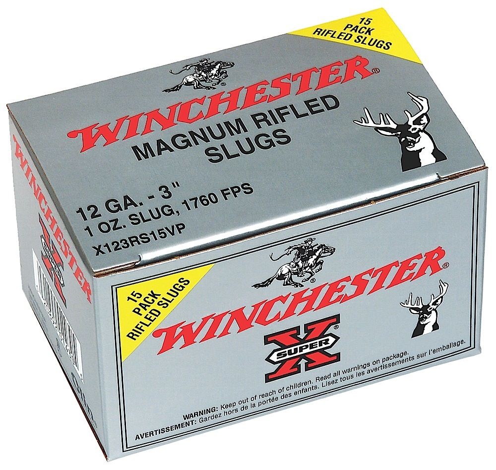 Winchester Super X 12Ga Slug 3" 15rd
