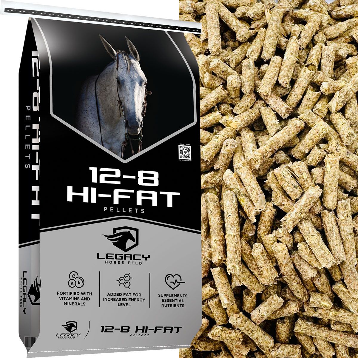 12-8 Legacy Fat Pellet 50#