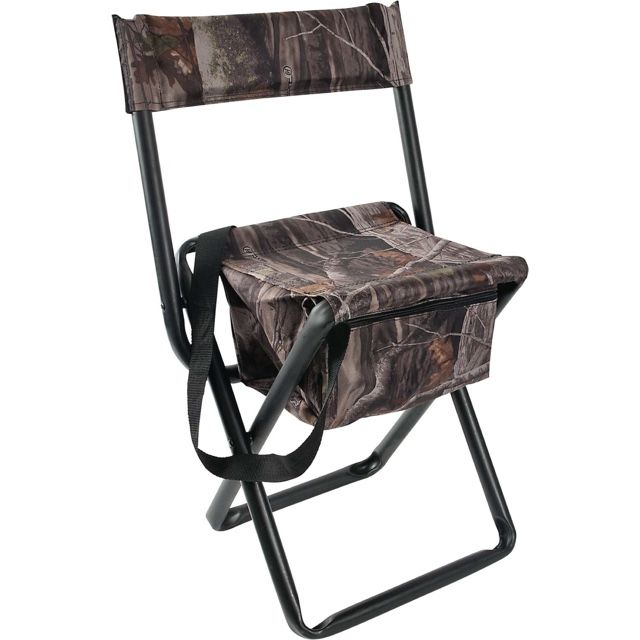 Folding Camo Stool w Back