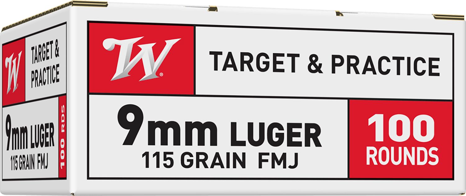 Winchester 9mm FMJ 100 Round 115 Grain