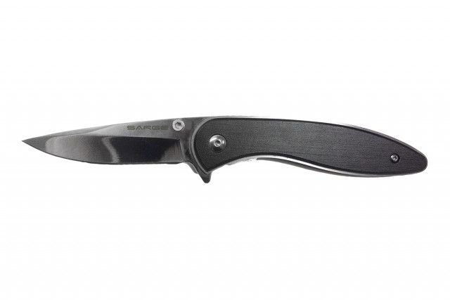 Sarge Hornet Black Brushed Knife