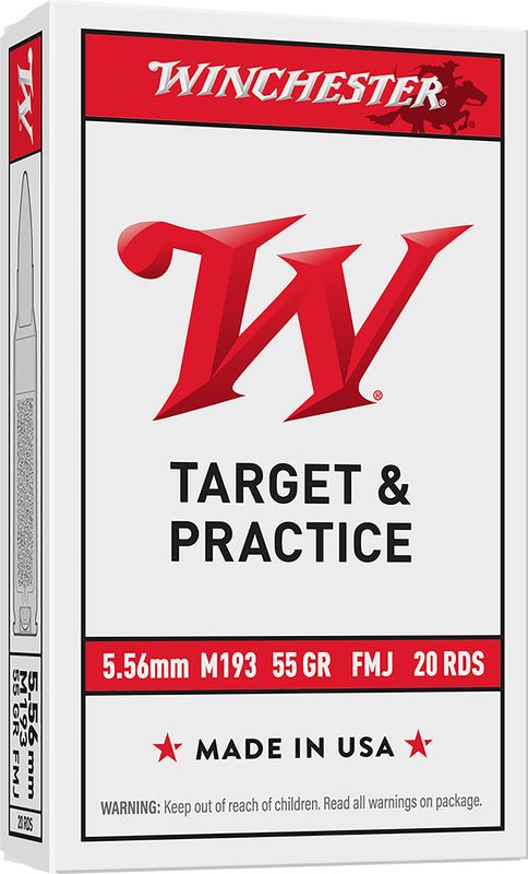 Winchester 5.56 FMJ 55 Grain 20 round
