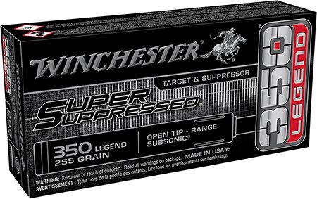 Winchester super suppressed 350 Legend 225gr