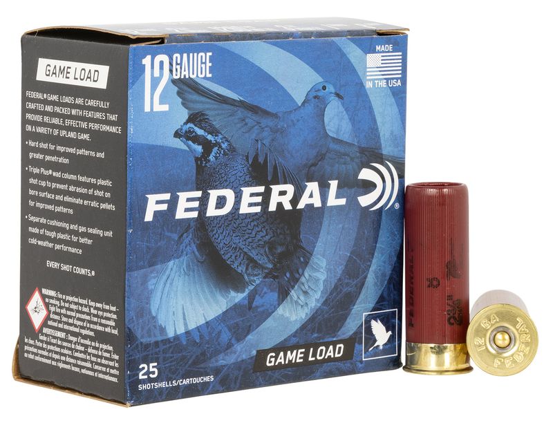 Federal H1218 Game-Shok Upland 12Gauge 2.75" 1oz #8