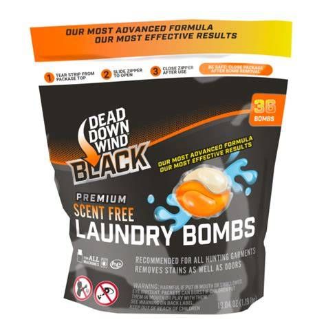 DDW Black Laundry Bombs 36ct