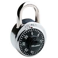Master Spin Combination Padlock Sliver 3/4"