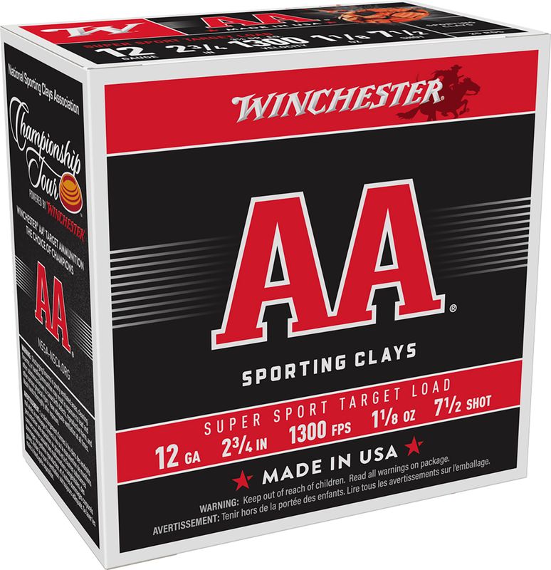 Winchester AA Super Sport 12GA 2.75" 1 1/8oz 7.5 shot