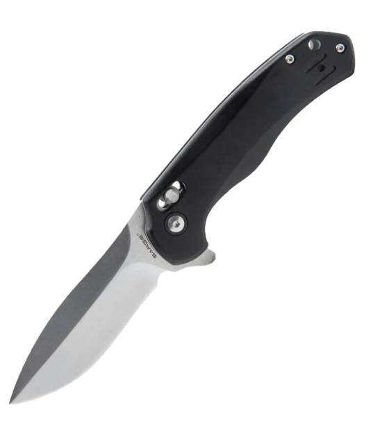 Sarge Jet Black Slide Lock Knife