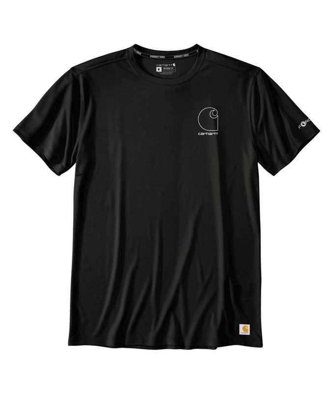 TK6163 M Force Sun LW SS Lgo Grphc L REG Black