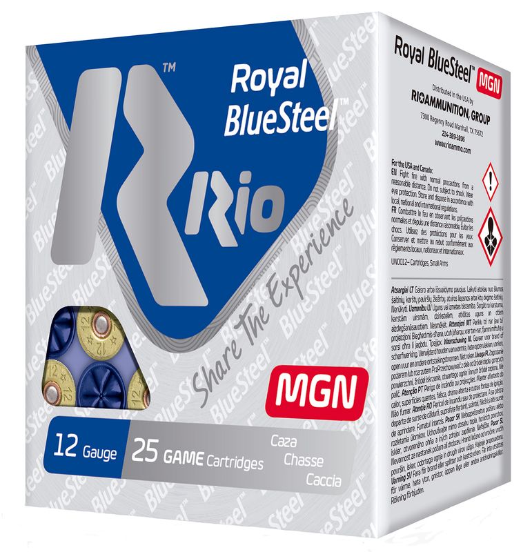 Rio Royal BlueSteel Magnum 12Gauge 3" 1 1/4oz 2Shot