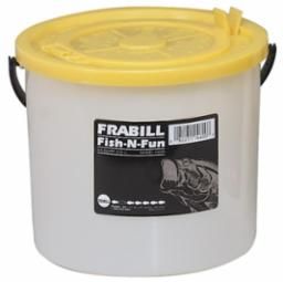 FRABILL FISH-N-FUN BAIT BUCKET 4-1/2qt w/REMOVABLE LID