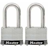 Master Stainless Steel Padlock 1 3/4" 2 pack