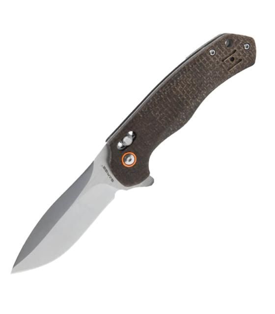 Sarge Stellar Linen Micarta Knife