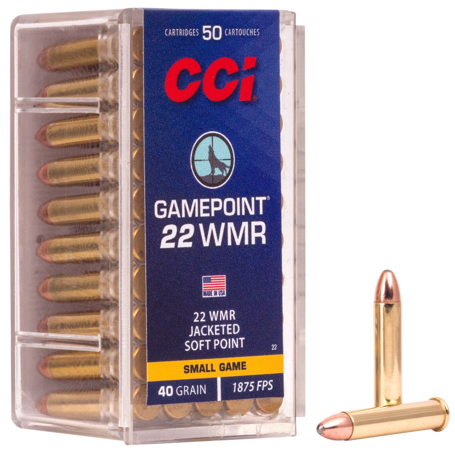 CCI Gamepoint 22 WMR 40 gr