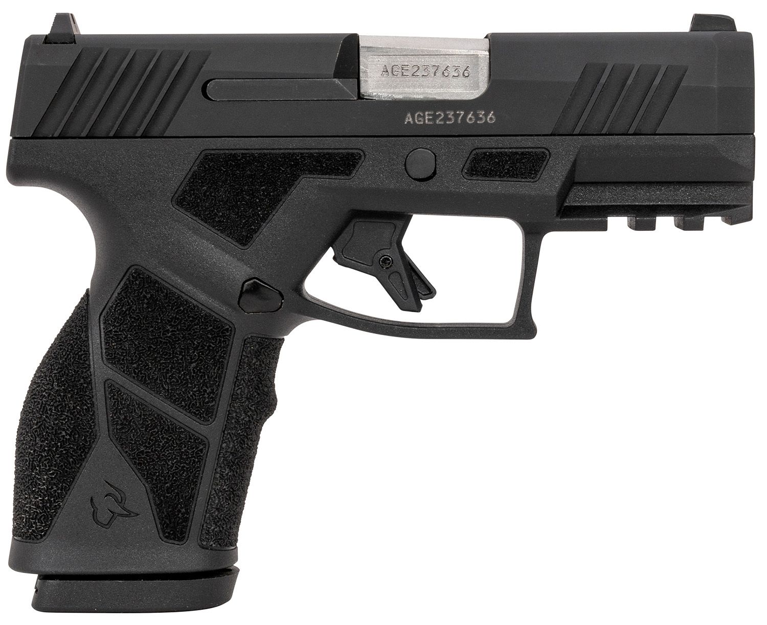 Taurus  GX2 Compact Frame 9mm Luger 13+1 3.38" Black Steel Barrel, Matte Black Serrated Alloy Steel Slide, Black Polymer Frame w/Picatinny Rail, Polymer Grip