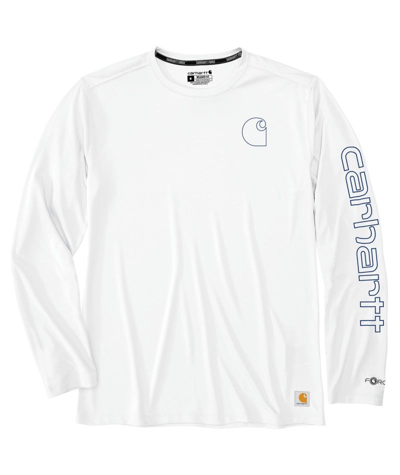 TK6164 M Force Sun LW LS Grp Tshr XL REG White