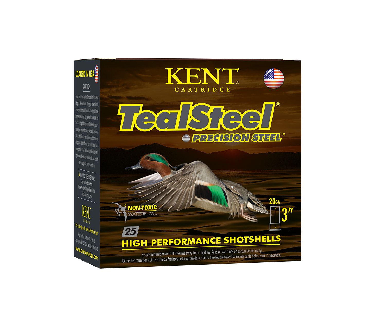 Kent Cartridge KTS203286 TealSteel Precision Steel 20 Gauge 3" 1oz 6 Shot