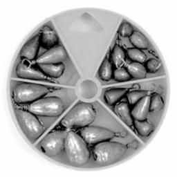 SINKER ASSORTMENT BASS CASTING PAN 27pc