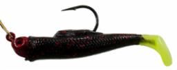 Strike King Redfish Magic Spin 1/4oz Black Neon