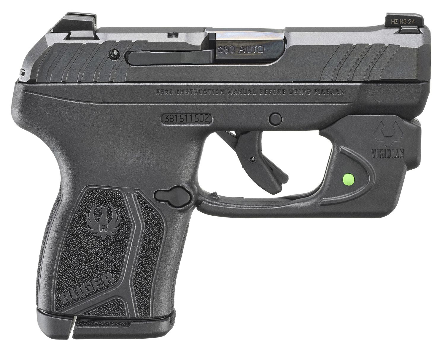 Ruger 13751 LCP Max 380 Auto 10+1 2.80" Black Oxide Alloy Steel Slide Black