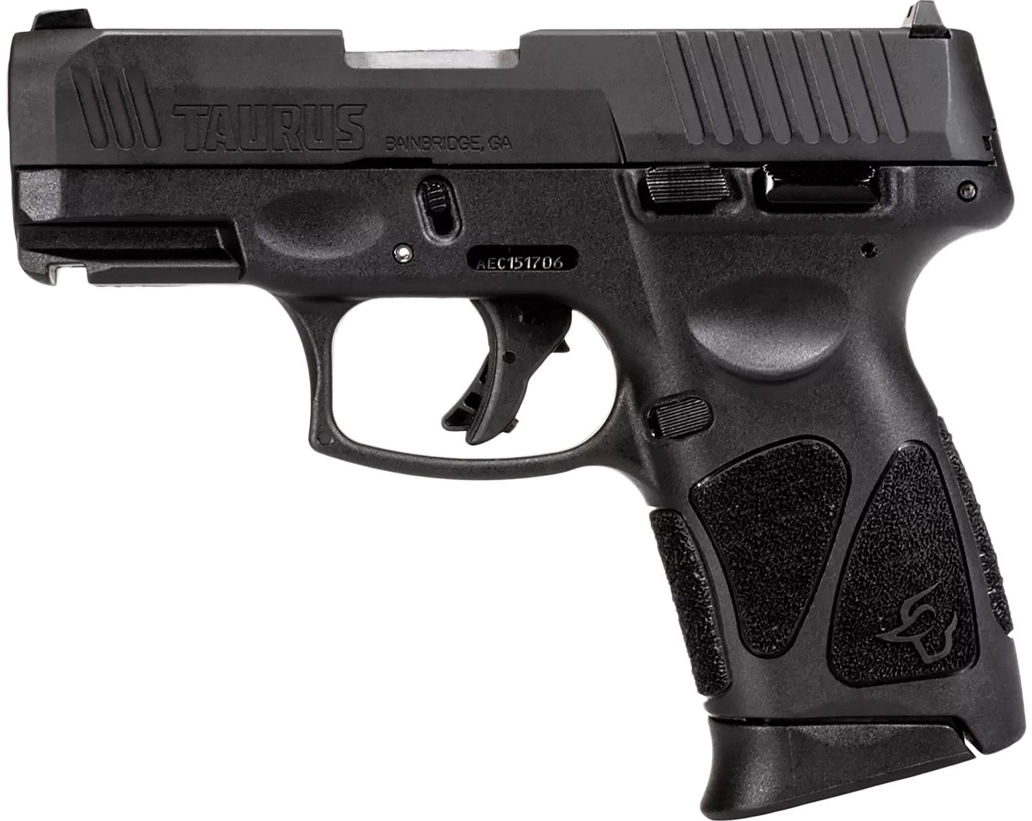Taurus G3C Compact Frame 40 S&amp;W 10+1 3.26" Matte Stainless Steel Barrel, Matte Black Tenifer Serrated Steel Slide, Black Polymer Frame w/Picatinny Rai,l Black Polymer Grip, Right Hand
