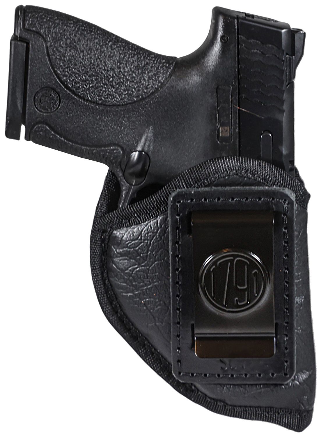 1791 Gunleather ECOSC1BLKR Sub-Compact IWB Small Black Right Hand