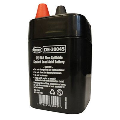 6V Spring Top 6V/5AH Battery Rechargeable
