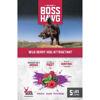 Boss Buck Boss Hawg - Wild Berry 5 LB