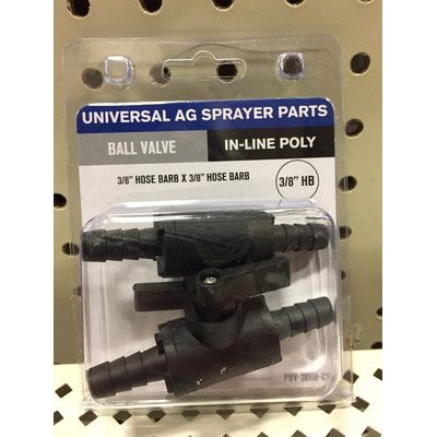 Ball Valve Poly 3/8"