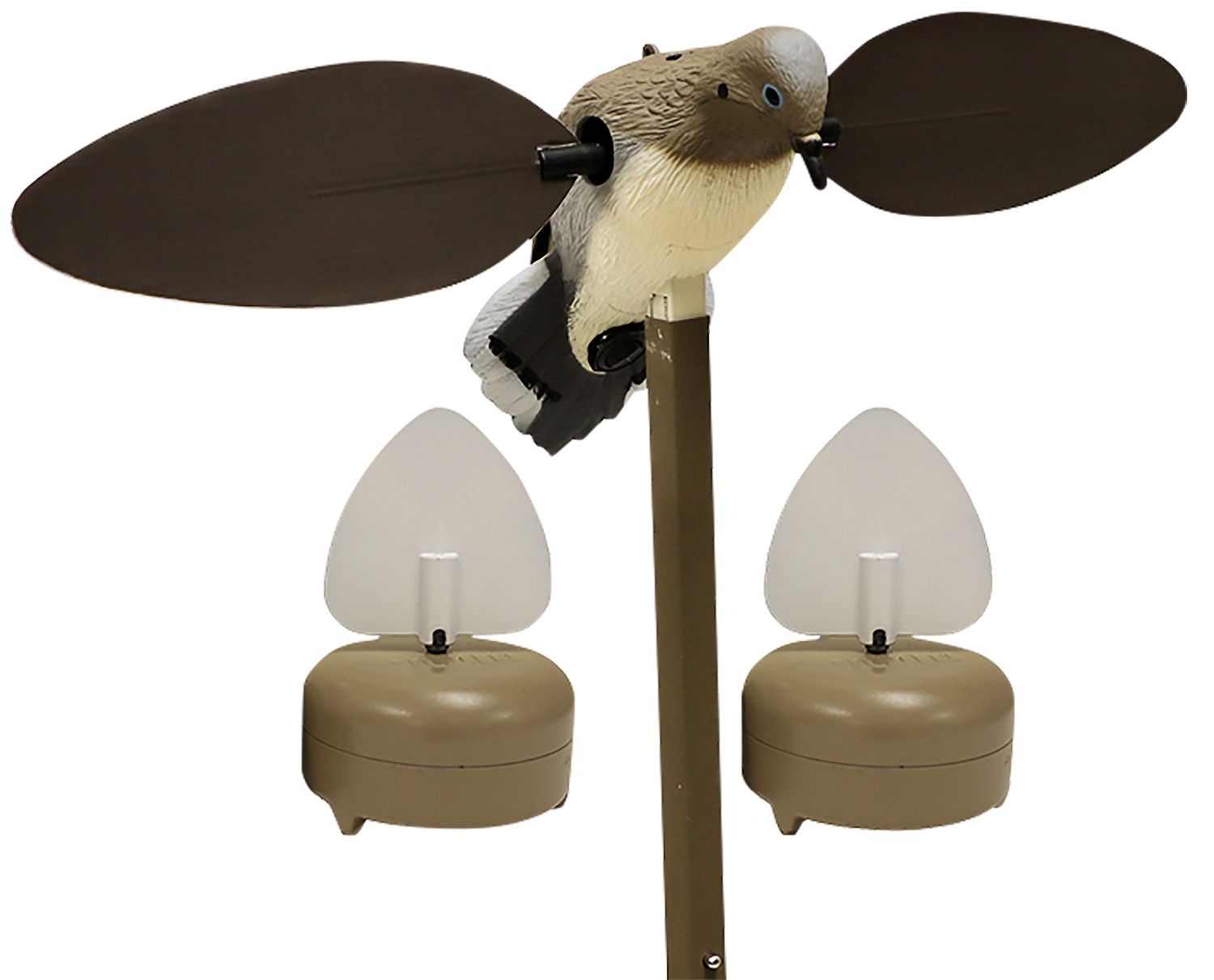 Mojo Outdoors HW2548 Voodoo/2 Flock A Flickers Sports South Exclusive Brown/White 2 Per Pack