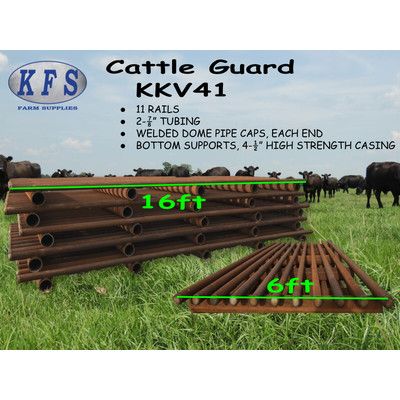 Cattle Guard  6' X 16'