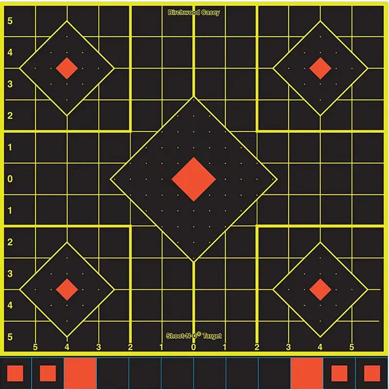 BIRCHWOOD CASEY SHOOT-N-C TARGETS 12in SIGHT-IN 5pk