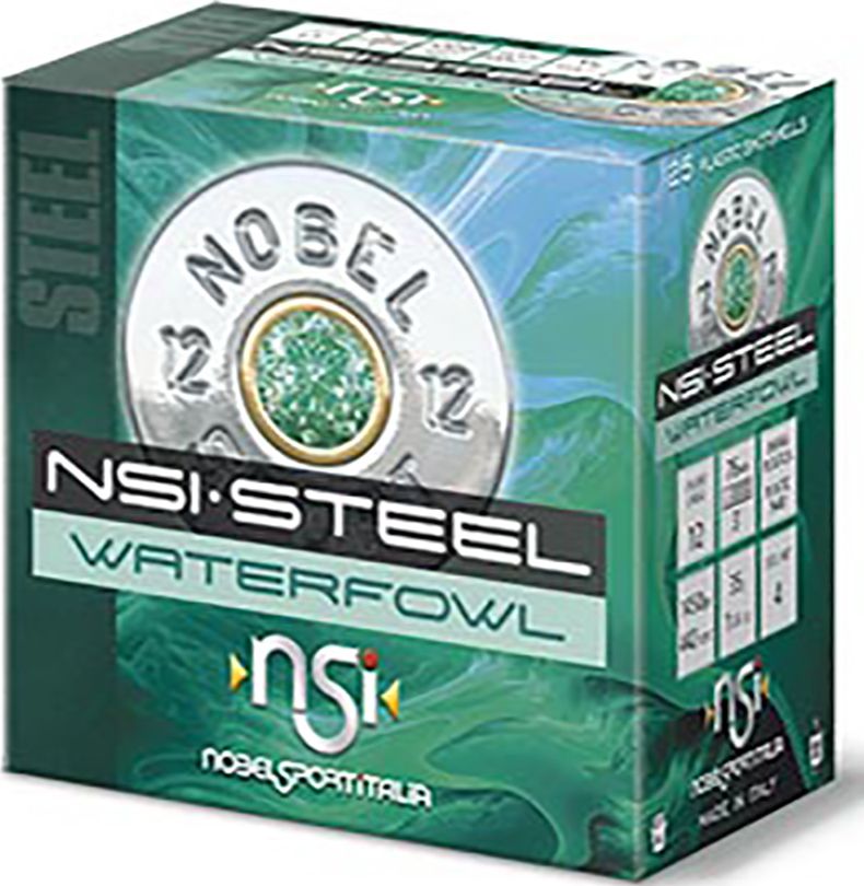 Nobel Steel Shotshell 12Ga 3in 4# 1.25oz