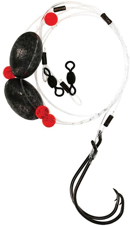 EAGLE CLAW CATFISH READY RIG MONO 1.5oz 8/0 2pk