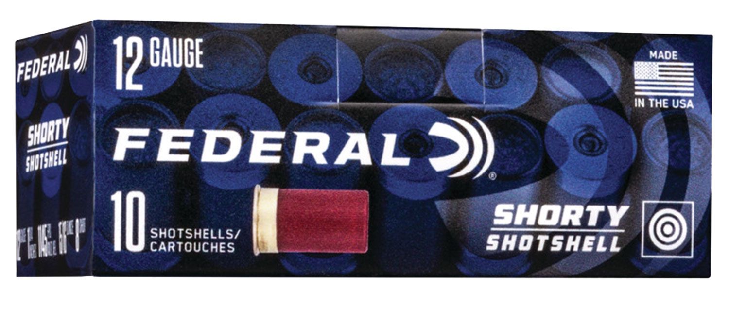 Federal SH1298 Shorty 12Gauge 1.75" 15/16oz 8Shot 10 Per Box