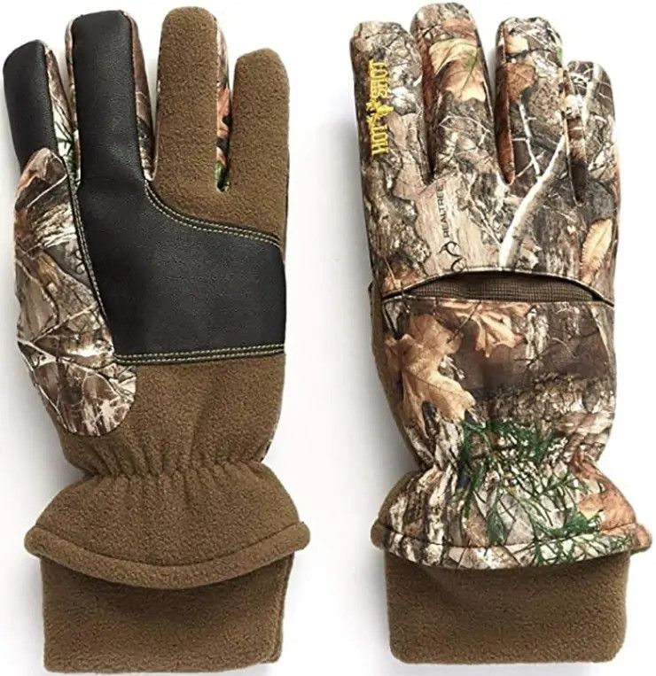 Hot Shot Aggressor Gloves  Camo Large
