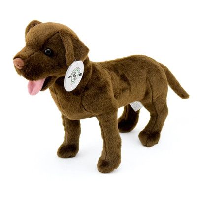Bc Toy Stuffed Chocolate Lab 14"