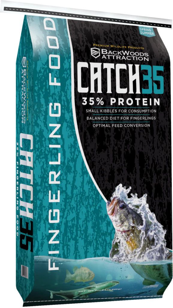 Catch 35% Fingerling Food 50#