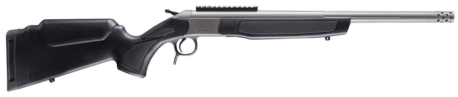 CVA  Scout Takedown 35 Whelen Stainless Fluted Threaded Barrel