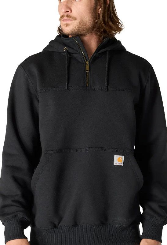 Carhartt Loose Fit Quarter Zip Hoodie Black