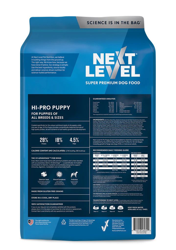 Next Level Hi Pro Puppy 28-18 40#