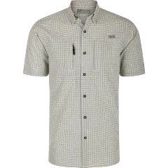 Drake Seersucker Grid Checker Grey