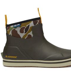 Lacrosse Alpha Deck Boot 6" Black Olive Camo