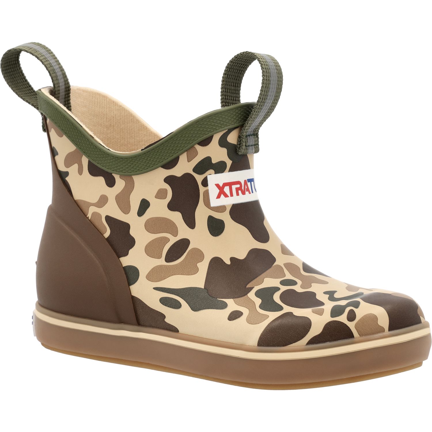 XtraTuf Deck Duck Camo Child, Size: 7