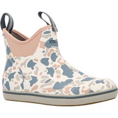 XtraTuf Womens 6" Ankle Ivory Duck Camo