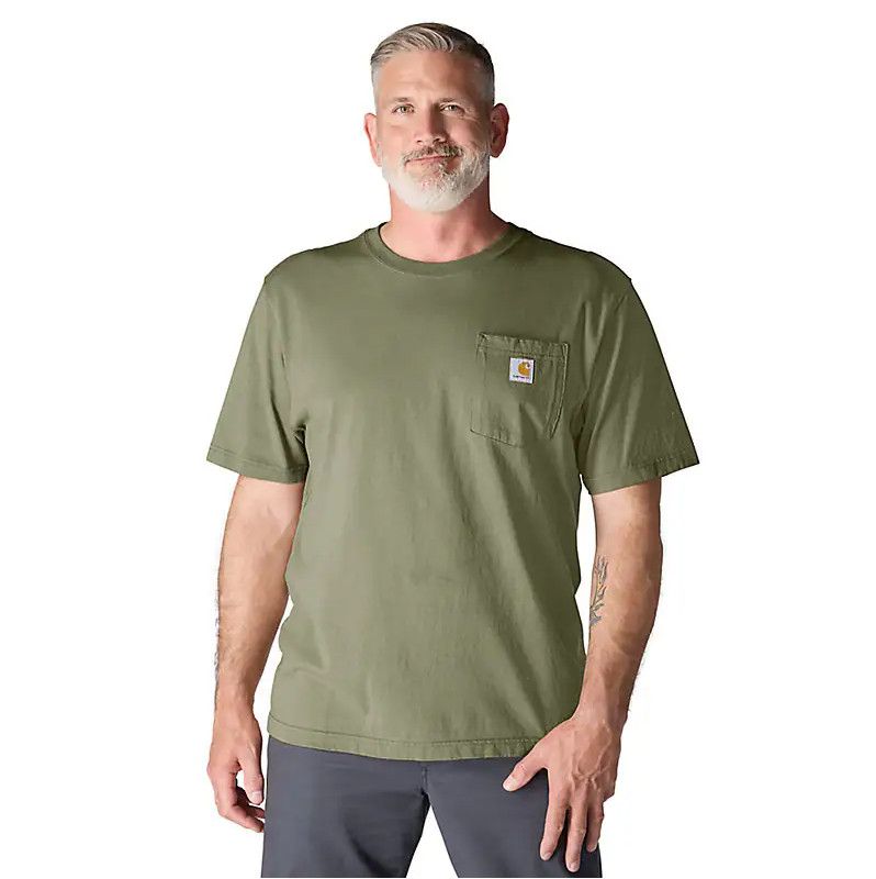 Carhartt Loose Fit SS Pocket TShirt Dusty Olive