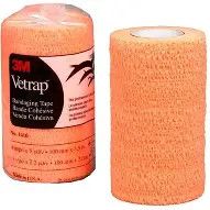 3M Vet Wrap Peach 3"x3'