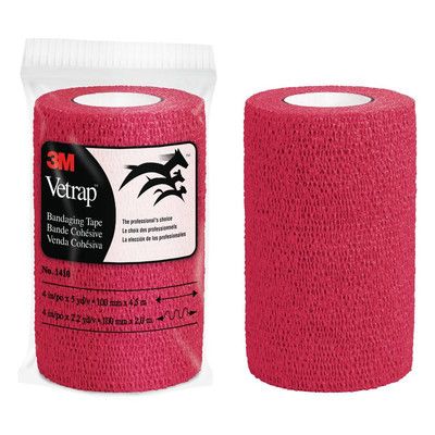 3M Vet Wrap Red 3"x3'